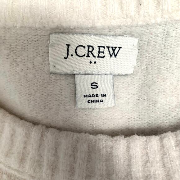 J. Crew Factory Color Block Crewneck Sweater in Extra-Soft Yarn Size Small - Picture 7 of 7